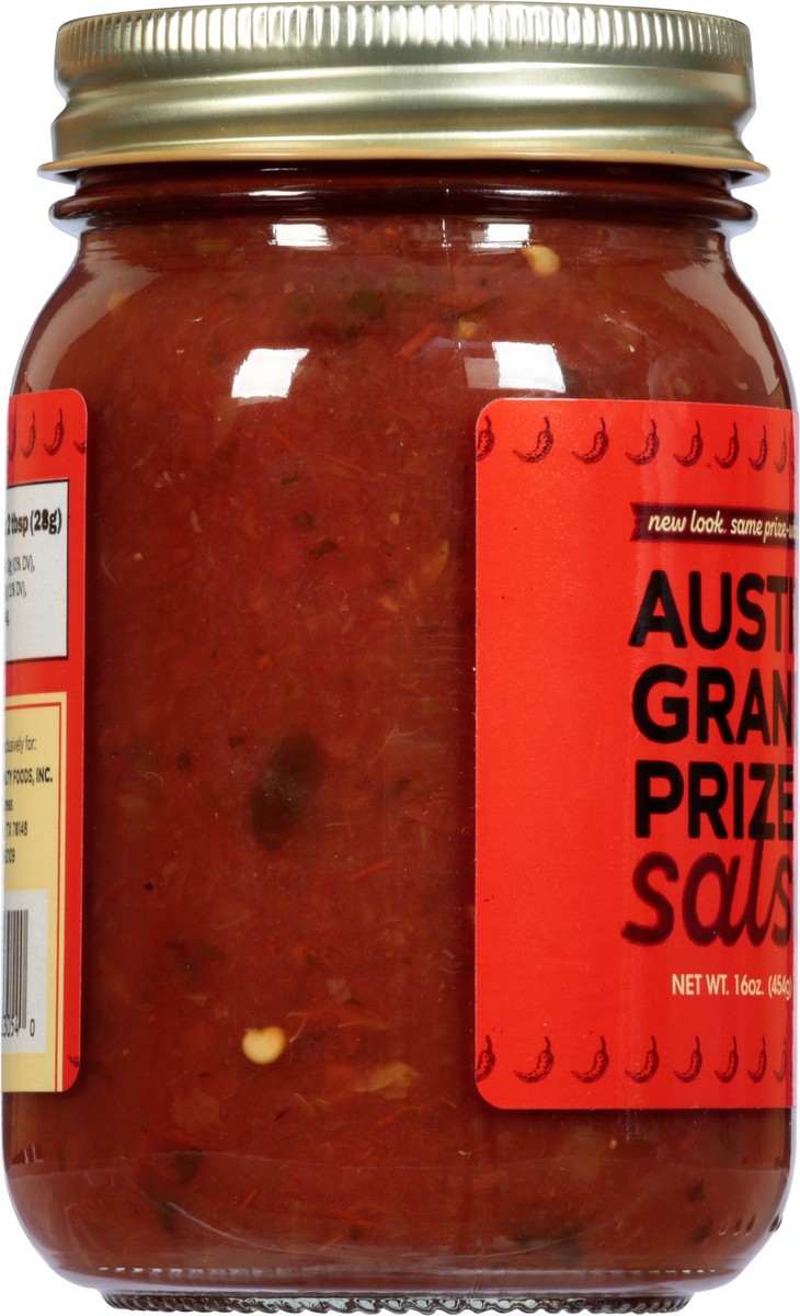 slide 8 of 11, Austin Grand Prize Hot Salsa - 16 oz, 16 oz