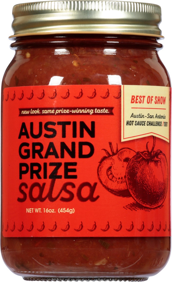 slide 4 of 11, Austin Grand Prize Hot Salsa - 16 oz, 16 oz
