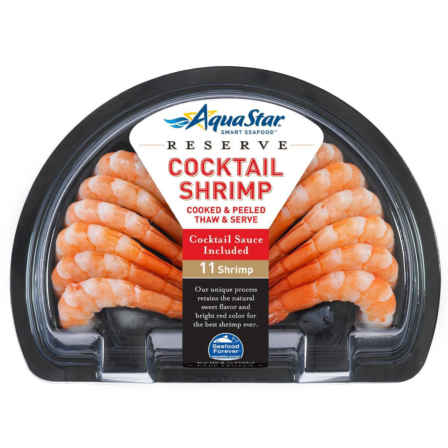 Pure & Natural™ Cocktail Shrimp Ring 30 Count - Aqua Star