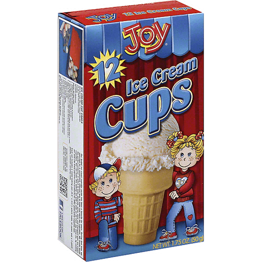 slide 2 of 2, Joy Ice Cream Cups - 12 CT, 1.75 oz