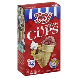 Joy Ice Cream Cups - 12 CT
