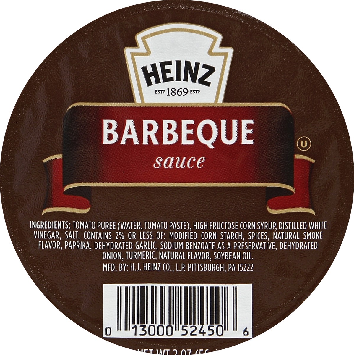 slide 2 of 3, Heinz Barbeque Sauce, 2 oz