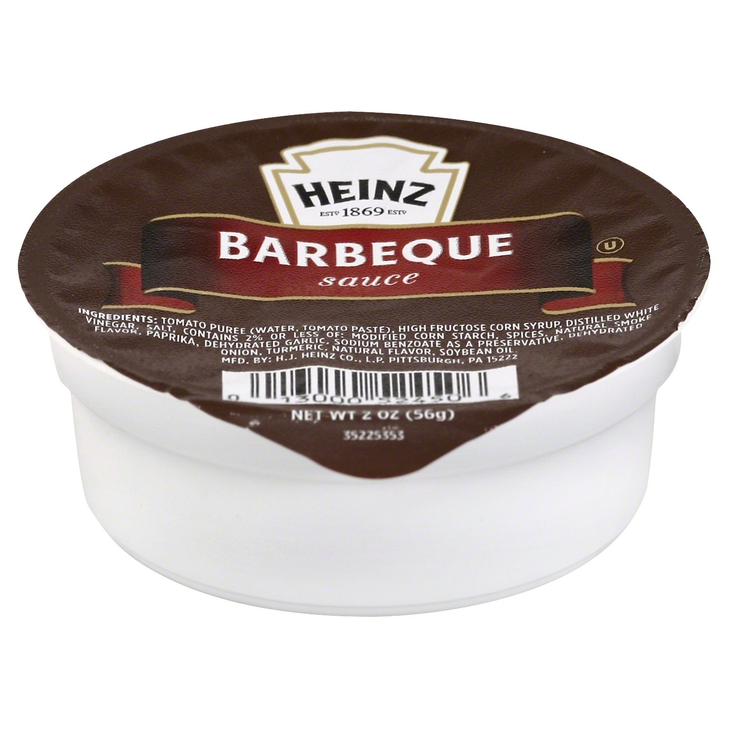 slide 1 of 3, Heinz Barbeque Sauce, 2 oz