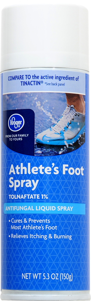 slide 1 of 1, Kroger Athlete's Foot Spray, 5.3 oz