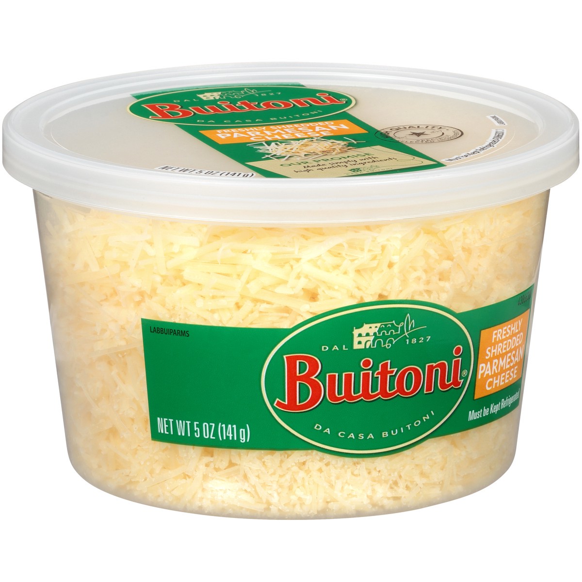 slide 5 of 8, Buitoni Freshly Shredded Parmesan Cheese, 5 oz Tub, 5 oz
