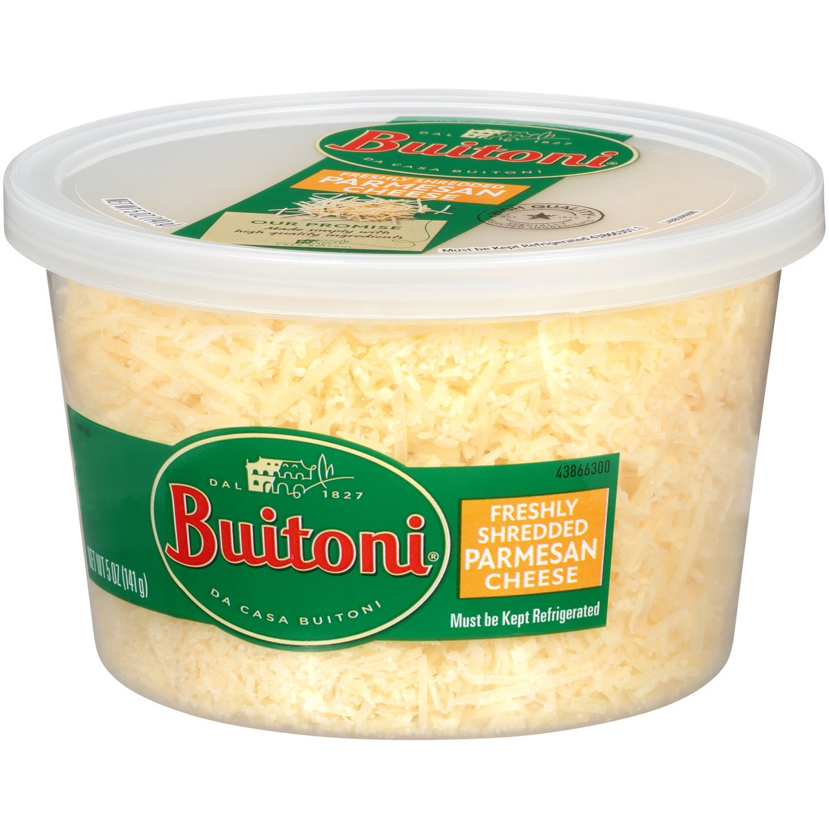 slide 2 of 8, Buitoni Freshly Shredded Parmesan Cheese, 5 oz Tub, 5 oz
