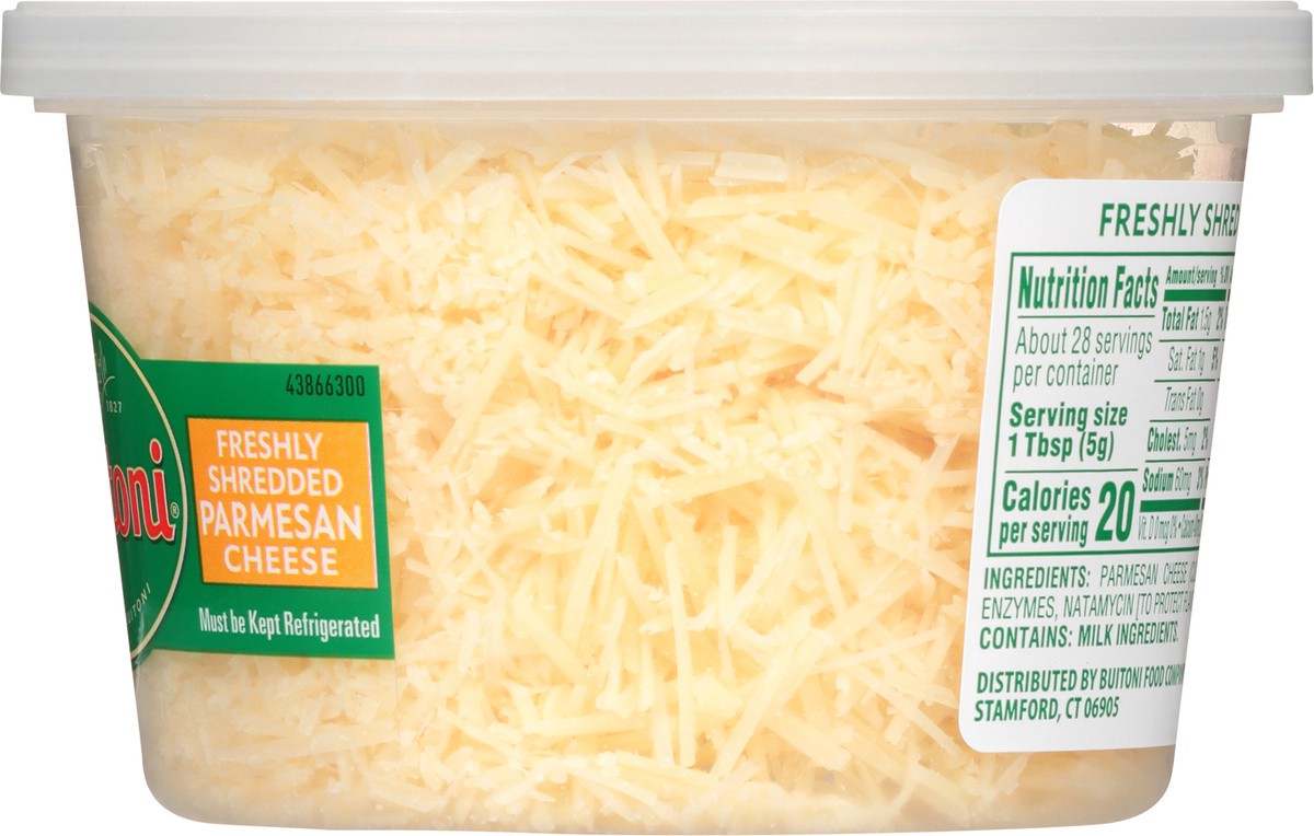 slide 6 of 8, Buitoni Freshly Shredded Parmesan Cheese, 5 oz Tub, 5 oz