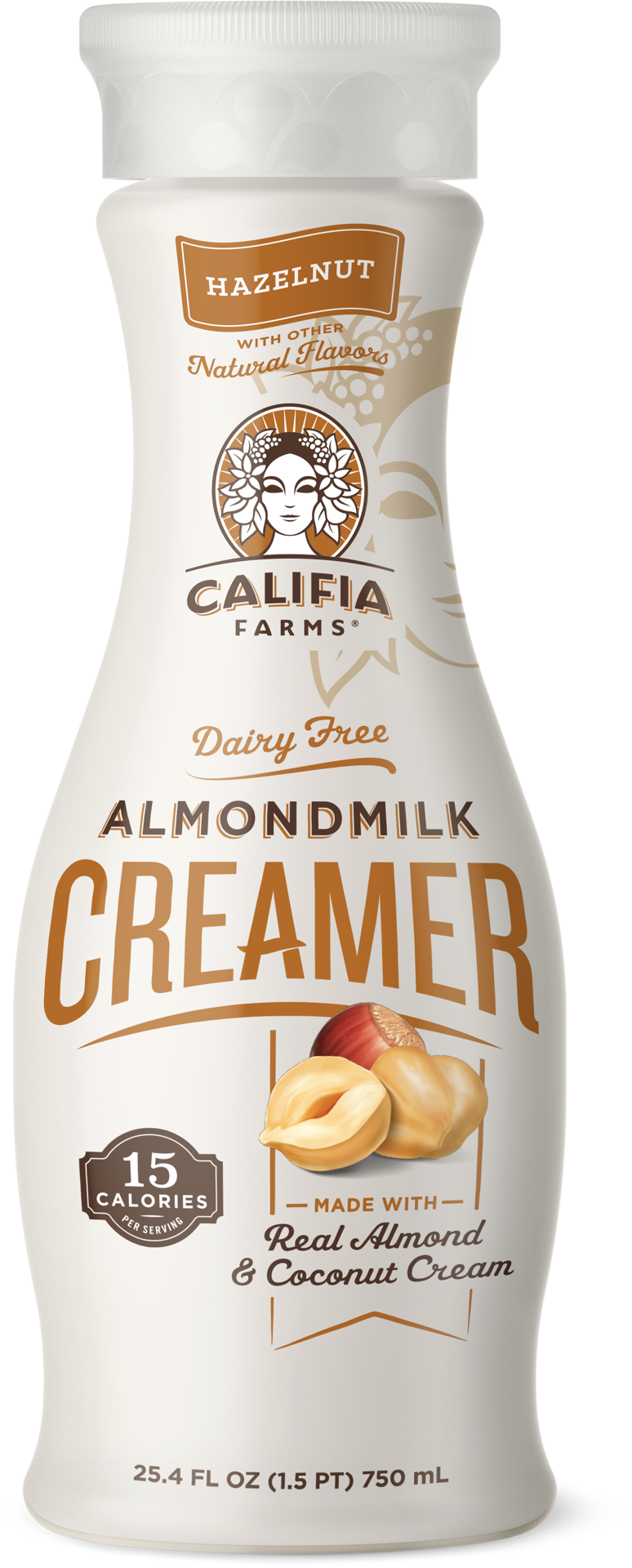 slide 3 of 11, Califia Farms Hazelnut Almond Milk Coffee Creamer, 25.4 fl oz