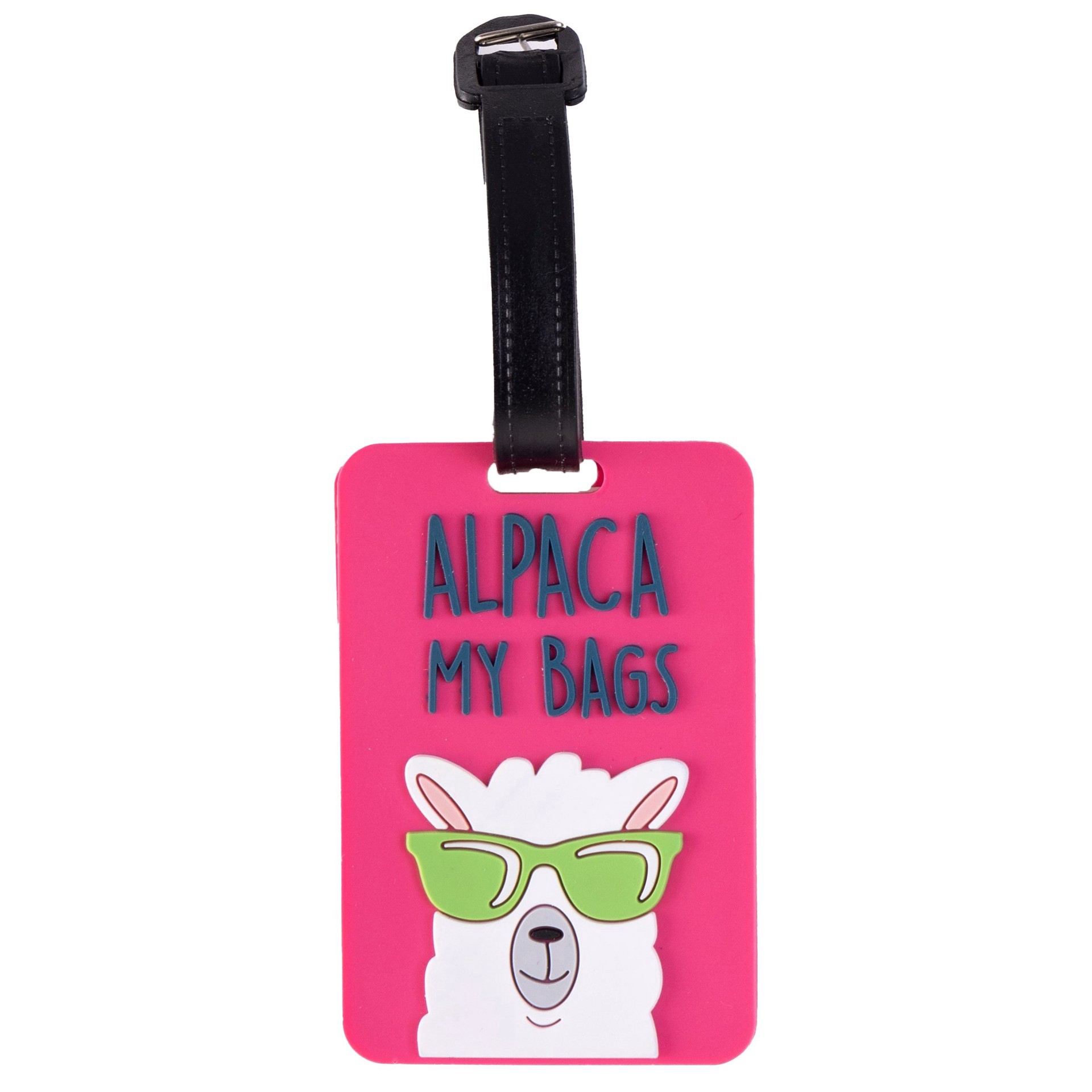 slide 1 of 1, Ruby + Cash GForce Alpaca My Bags Backpack Tag, 1 ct