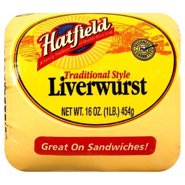 slide 1 of 1, Hatfield Liverwurst, 16 oz