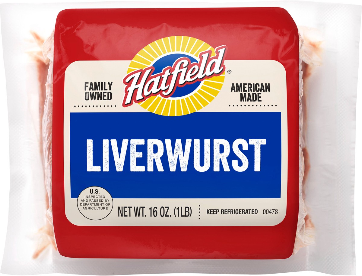 slide 4 of 7, Hatfield Liverwurst, 16 oz