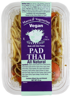 slide 1 of 1, Macro Vegetarian Vegetable Vegan Pad Thai, 12 oz