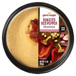 Giant Eagle Roasted Red Pepper Hummus - 17 oz