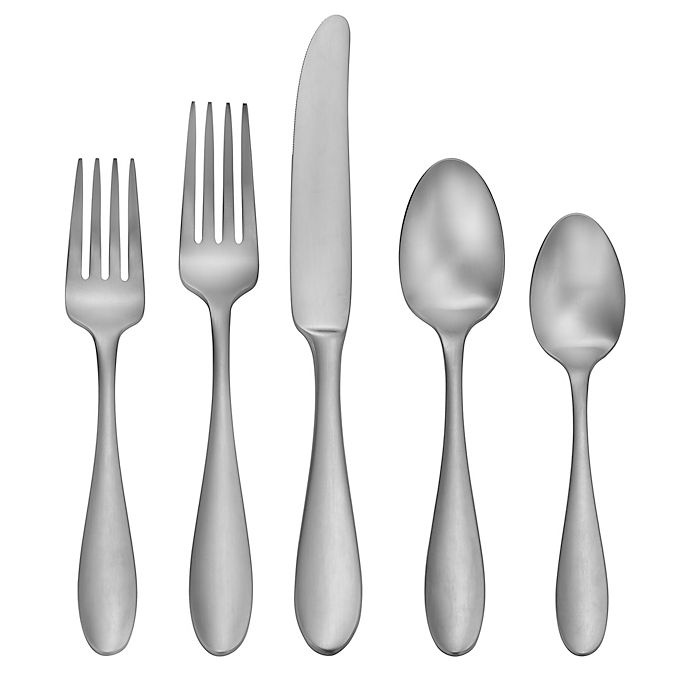 slide 1 of 1, Robinson Reposa Satin Flatware Set, 65 ct