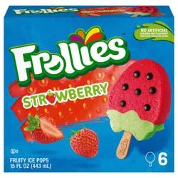 Frollies Strawberry Fruity Ice Pops, 6 Count
