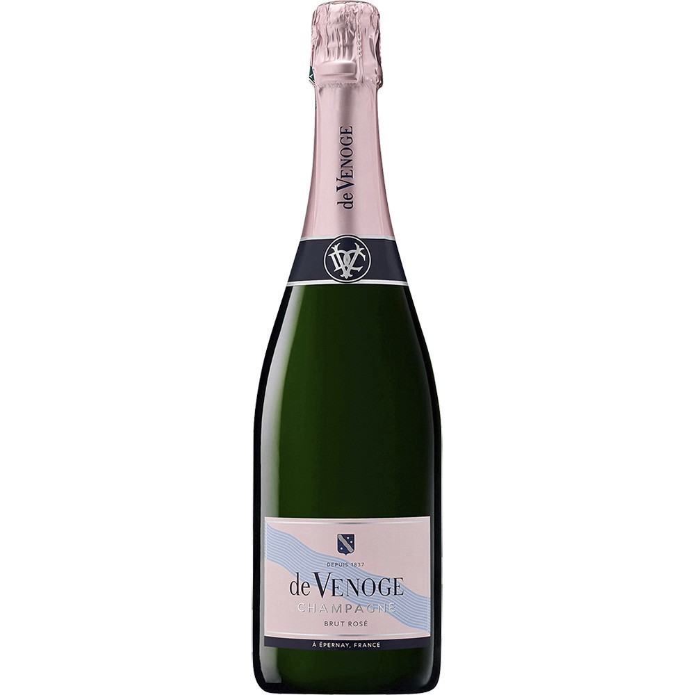 slide 1 of 1, De Venoge Cordon Bleu Rose Brut, 750 ml