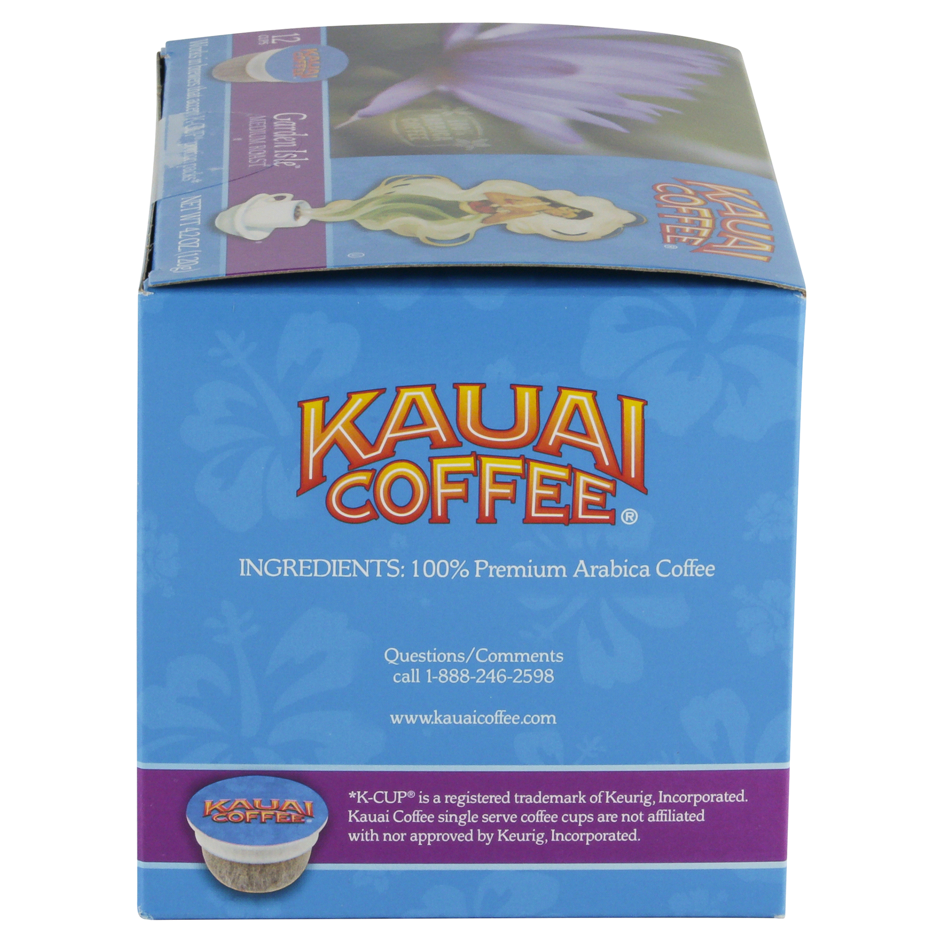 slide 3 of 21, Kauai Coffee Garden Isle Medium Roast K-Cup Pods, 12 ct; 4.2 oz