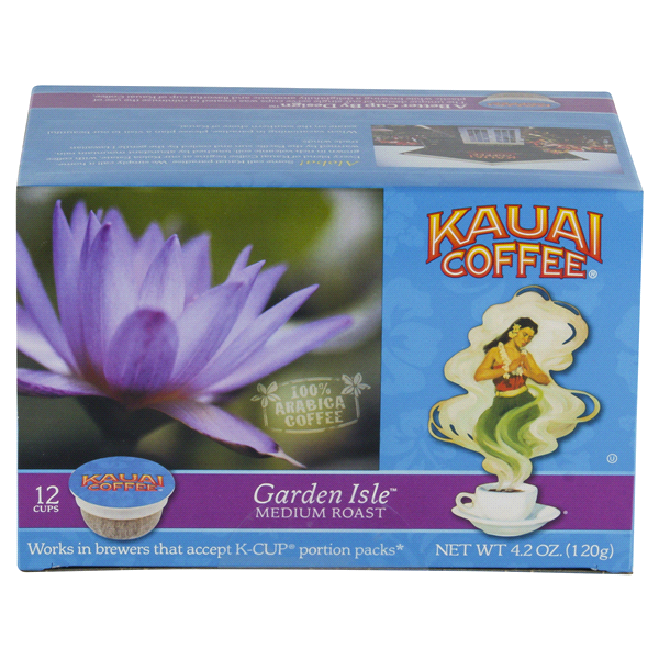 slide 7 of 21, Kauai Coffee Garden Isle Medium Roast K-Cup Pods, 12 ct; 4.2 oz