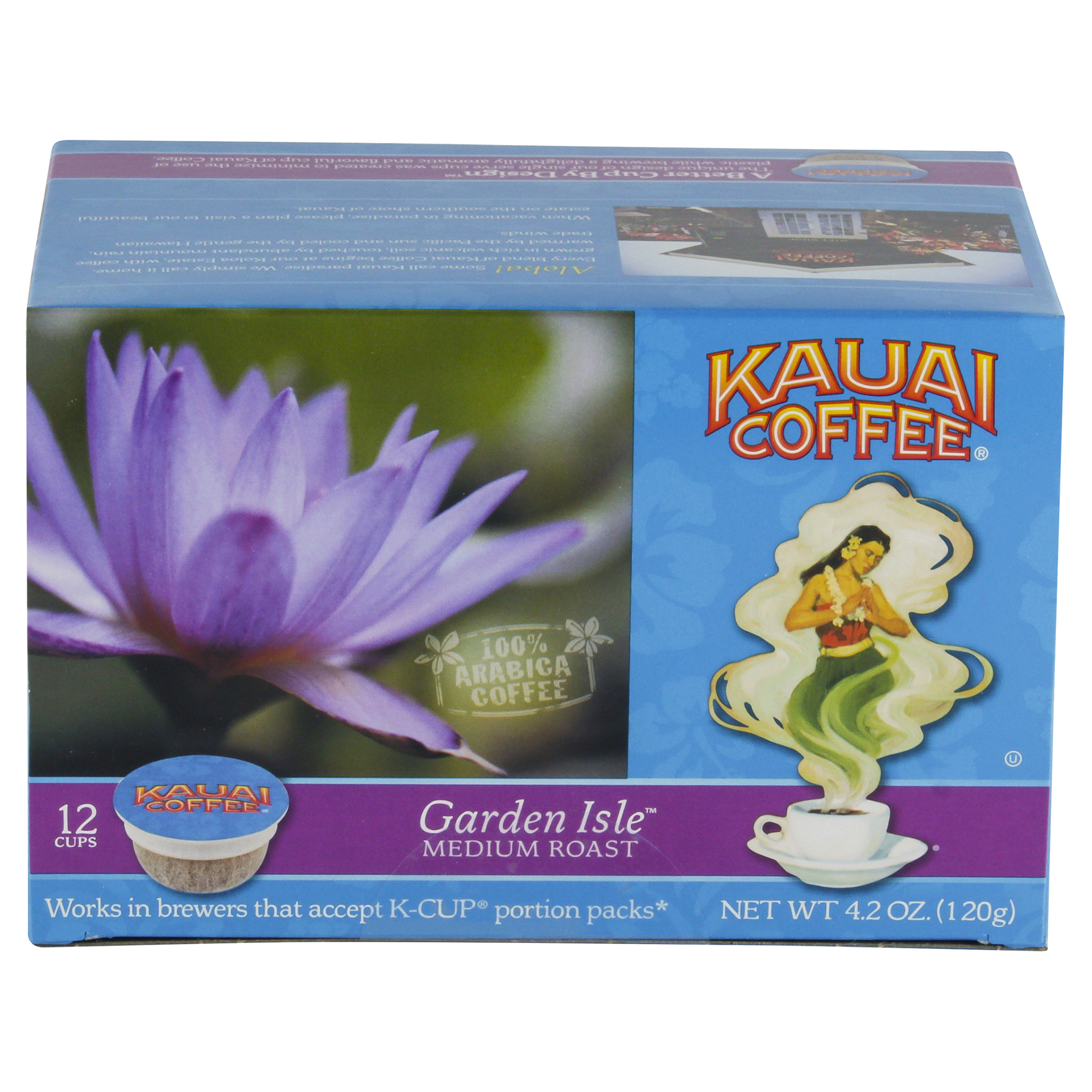 slide 8 of 21, Kauai Coffee Garden Isle Medium Roast K-Cup Pods, 12 ct; 4.2 oz