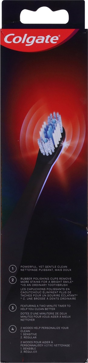 slide 9 of 9, Colgate Optic White Powered Pro Series Toothbrush 1 ea, 1 ct