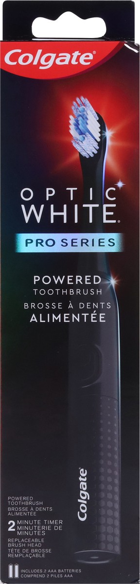 slide 7 of 9, Colgate Optic White Powered Pro Series Toothbrush 1 ea, 1 ct
