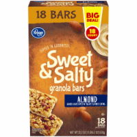slide 1 of 1, Kroger Sweet & Salty Almond Granola Bars, 18 ct; 1.22 oz