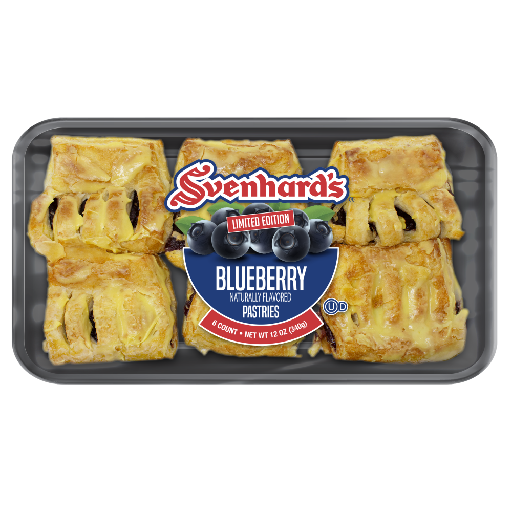 slide 1 of 2, Svenhard's® Limited Edition Blueberry Pastries, 6 ct; 12 oz