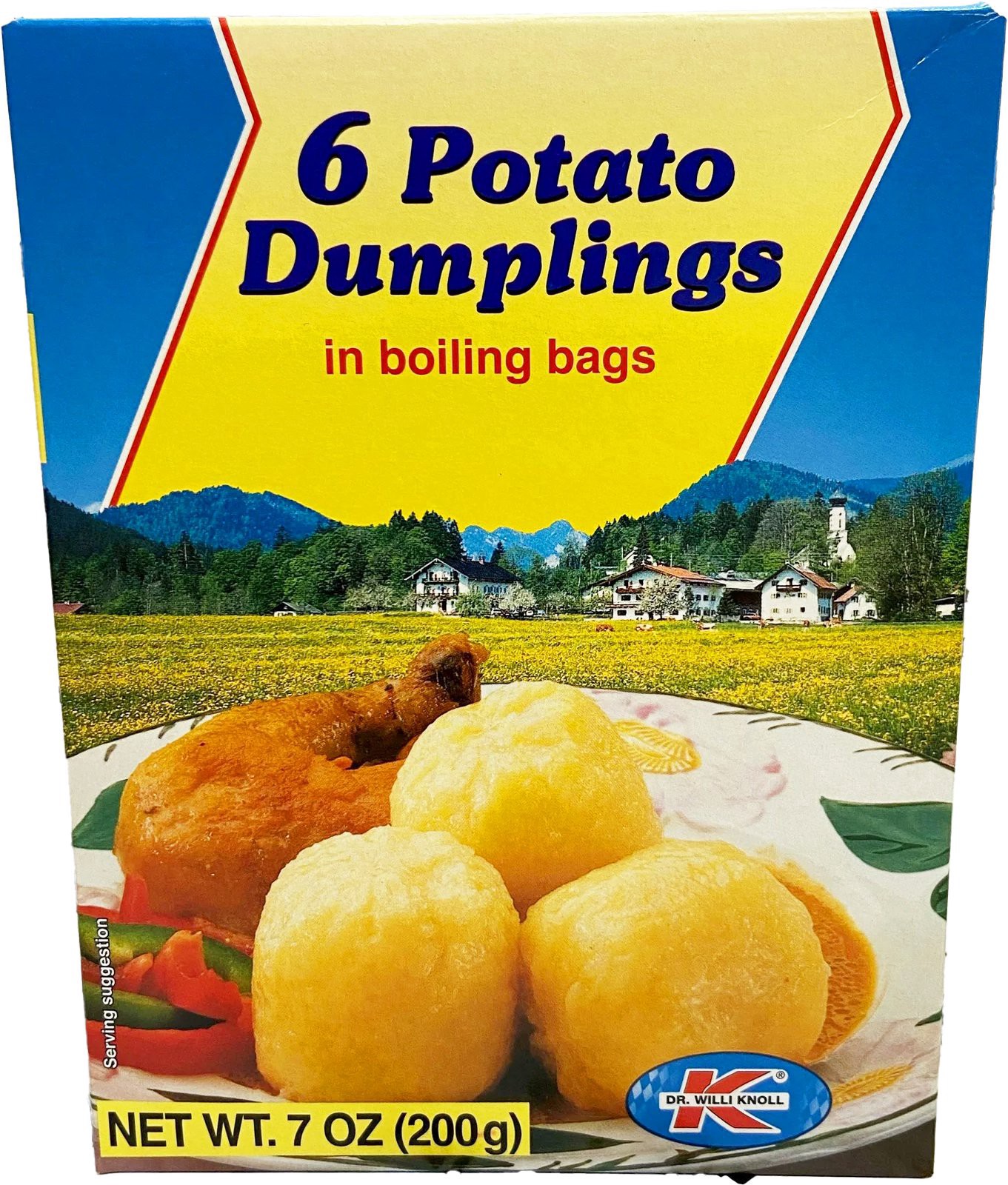 slide 1 of 1, Dr. Knoll Potato Dumpling In Bags, 7 oz