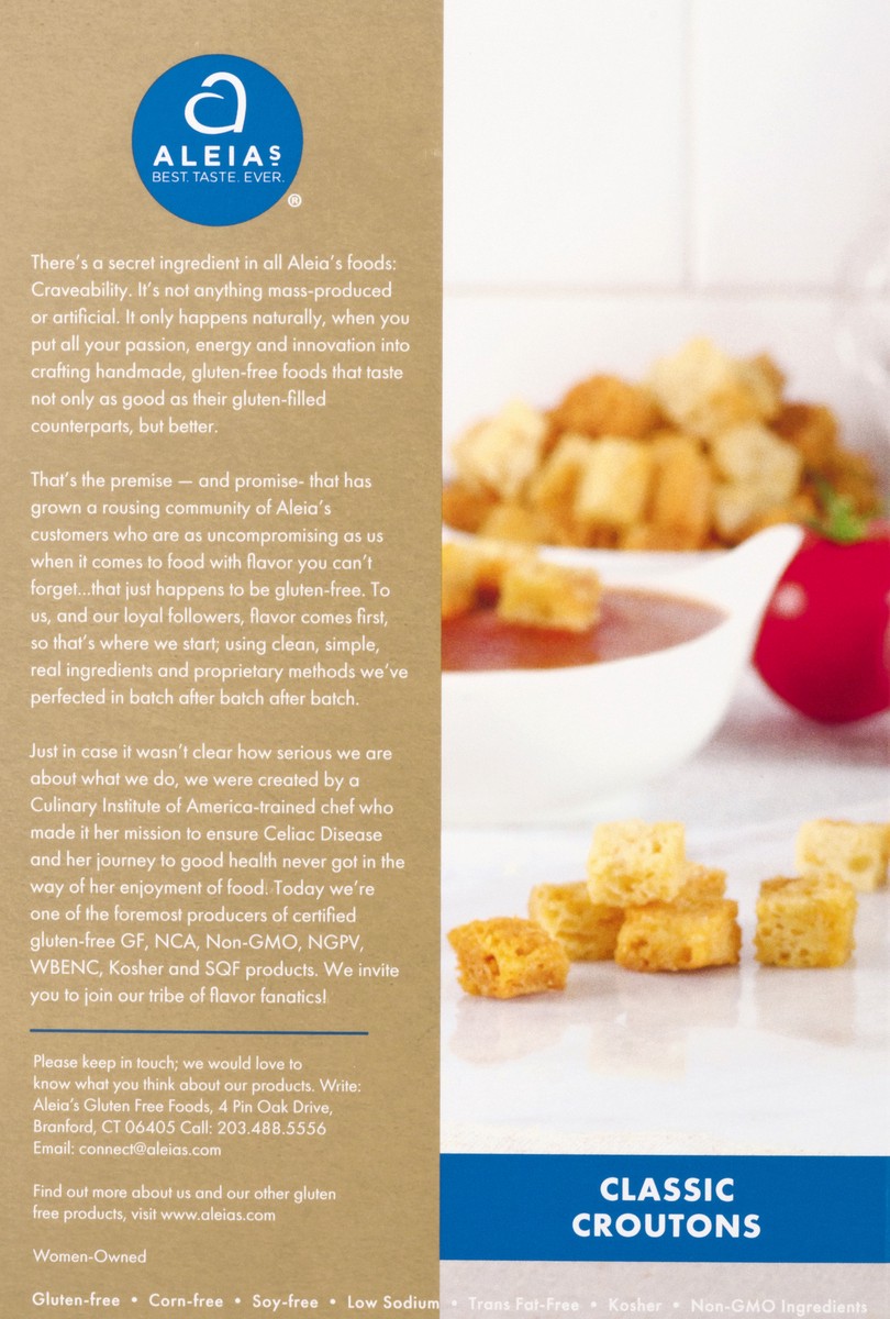 slide 4 of 13, Aleia's Classic Croutons 8 oz, 8 oz