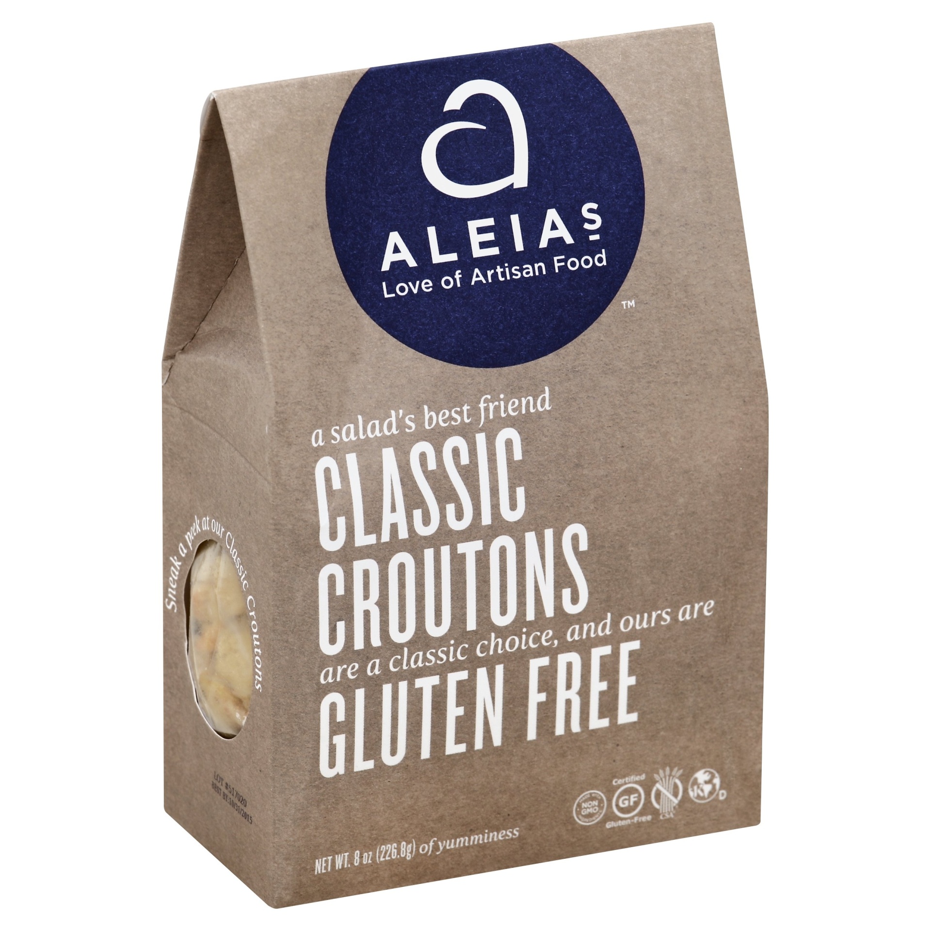slide 1 of 8, Aleia's Classic Croutons Gluten Free, 8 oz
