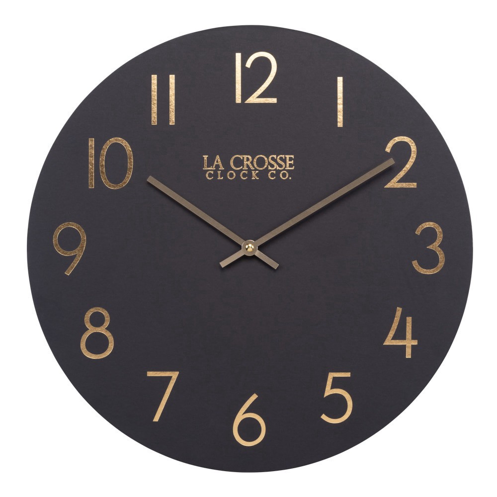 slide 1 of 1, La Crosse Clock Company 15.75 Inch Nyx MDF Wall Clock, 1 ct