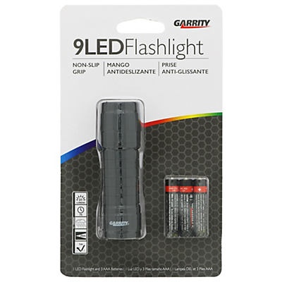slide 1 of 1, 9LED Flashlight, 1 ct