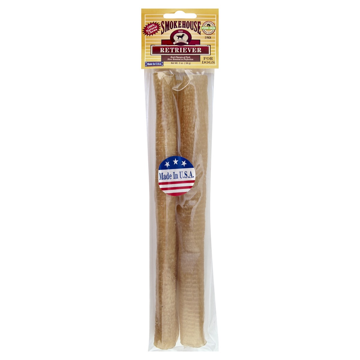 slide 3 of 3, Smokehouse Pork Skin Chews 2 ea, 2 ct