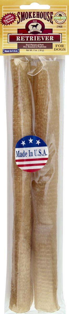 slide 1 of 3, Smokehouse Pork Skin Chews 2 ea, 2 ct