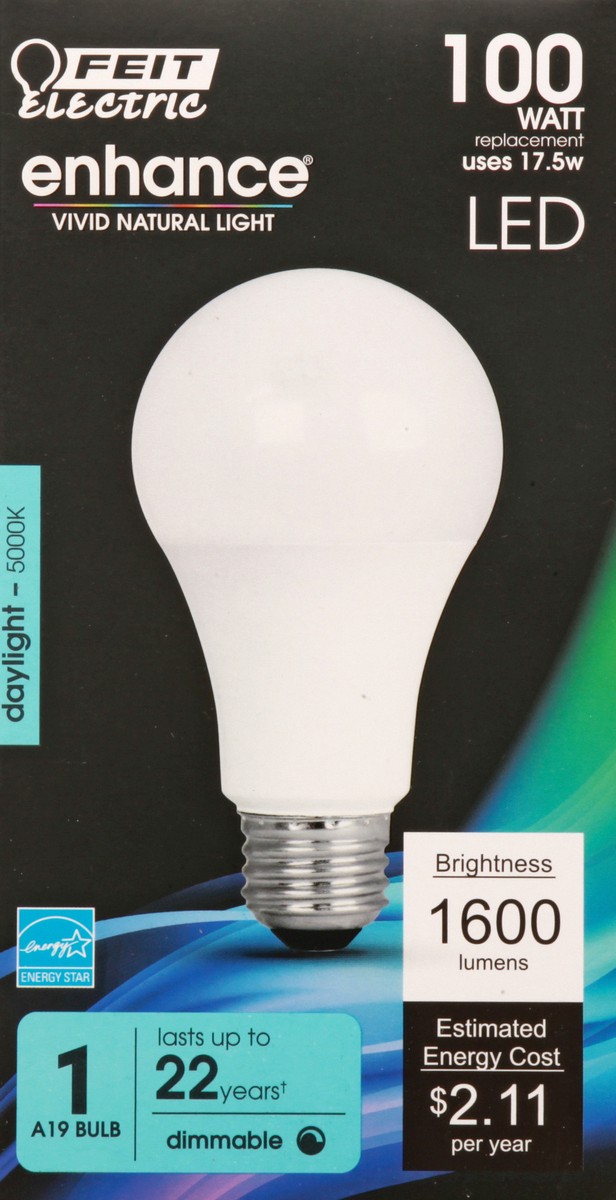 slide 3 of 11, Feit Electric Enhance 17.5 Watts LED Daylight Bulb 1 ea, 1 ct