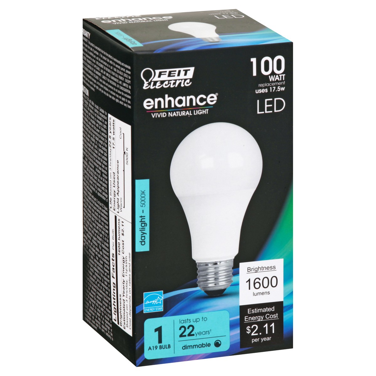 slide 7 of 11, Feit Electric Enhance 17.5 Watts LED Daylight Bulb 1 ea, 1 ct