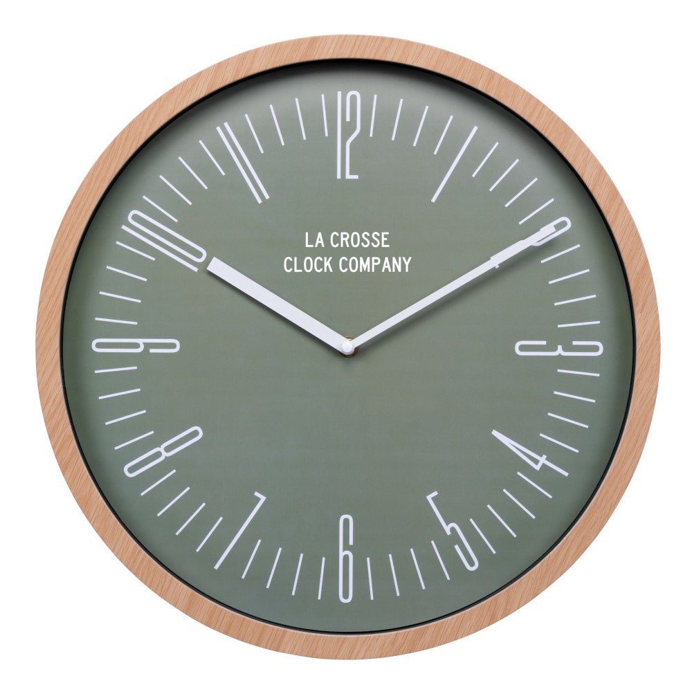 slide 1 of 1, La Crosse Clock Company 16.1 Inch Ellwood Wall Clock, 1 ct