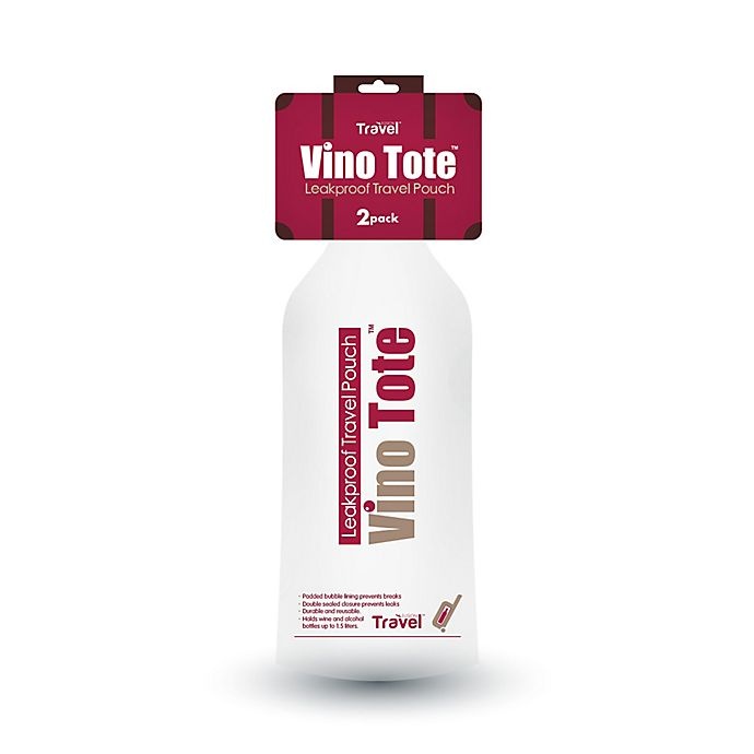 slide 1 of 5, Travel Fusion Vino Tote Leak-Proof Wine Bottle Travel Pouch, 1 ct