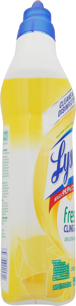 slide 7 of 9, Lysol Toilet Bowl Cleaner, Fresh Citrus Fresh Scent, 24oz, 24 oz