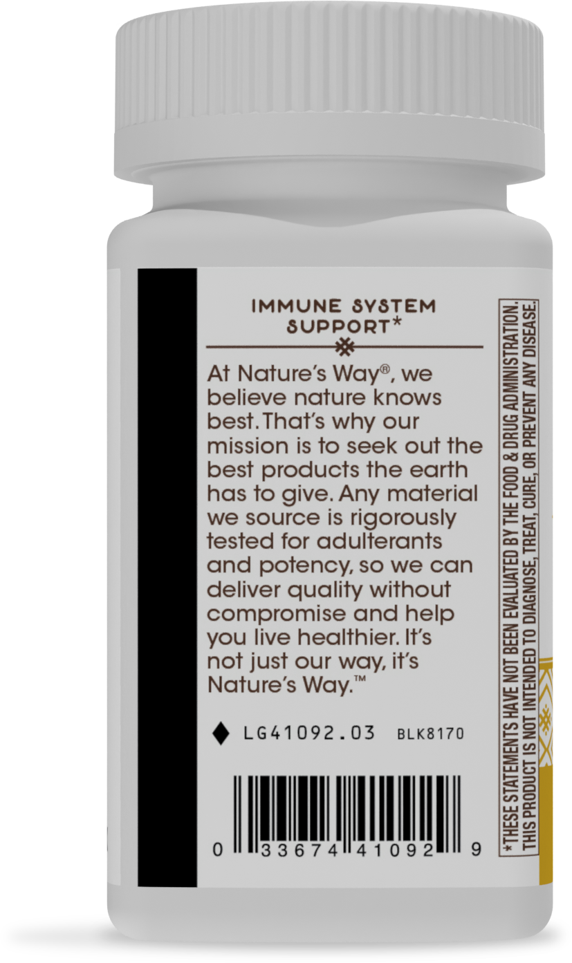 slide 3 of 5, Nature's Way Immune System Support Wild Berry Flavored Zinc Lozenges 60 Vegan Capsules, 60 fl oz