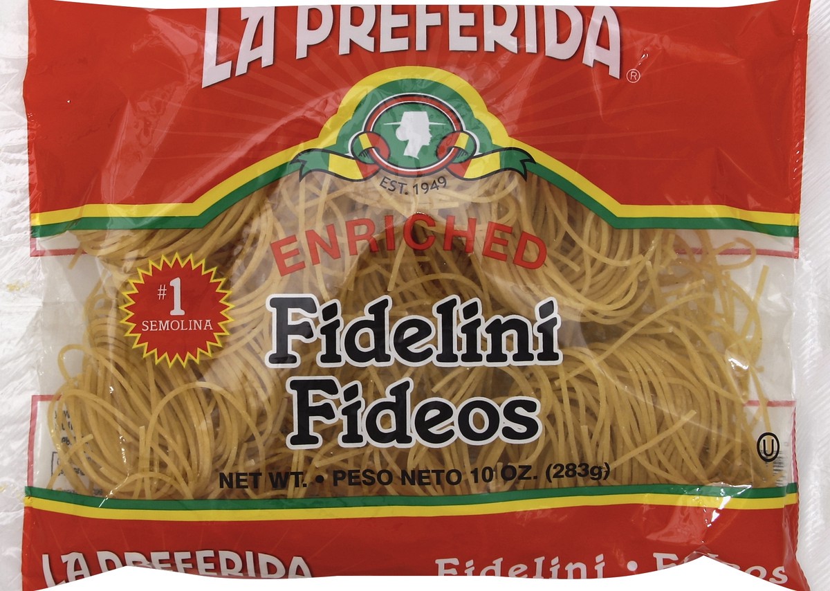 slide 2 of 5, La Preferida Fidelini Pasta, 10 oz