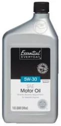 Essential Everyday Motor Oil, SAE, 5W-30, 1 Quart