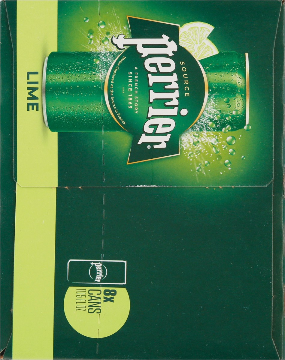 slide 6 of 9, Perrier Lime Flavored Sparkling Water Cans - 89.2 oz, 89.2 oz