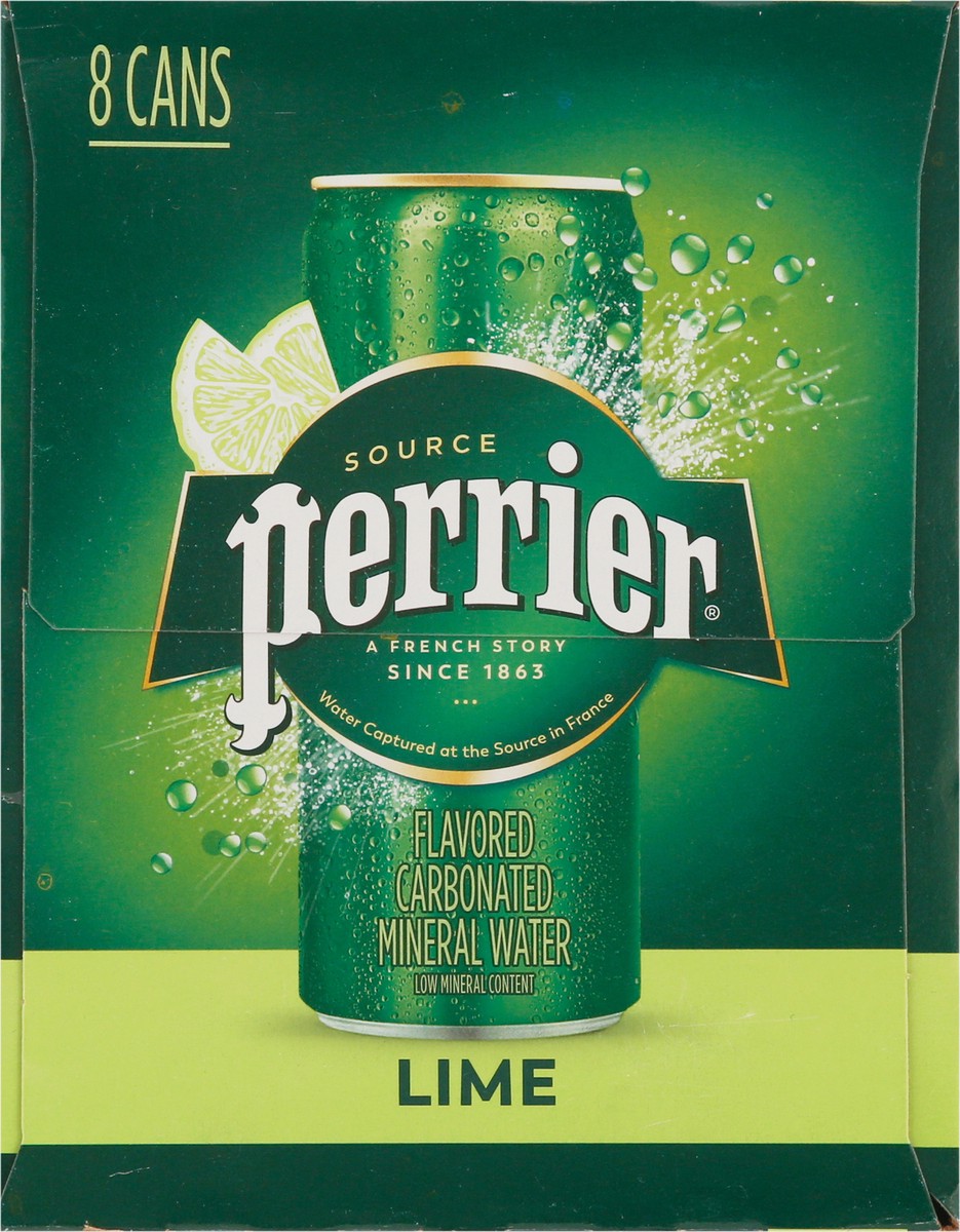 slide 9 of 9, Perrier Lime Flavored Sparkling Water Cans - 89.2 oz, 89.2 oz