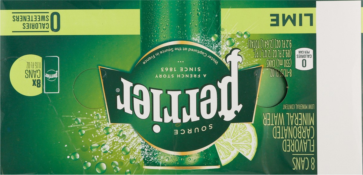 slide 8 of 9, Perrier Lime Flavored Sparkling Water Cans - 89.2 oz, 89.2 oz