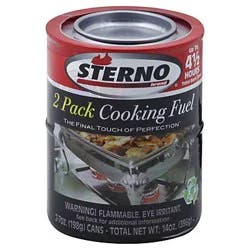 Sterno Cooking Fuel Gel Cans