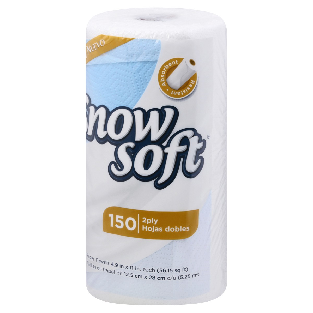 slide 6 of 11, Snow Soft 2-Ply Paper Towels 150 ea, 150 ct