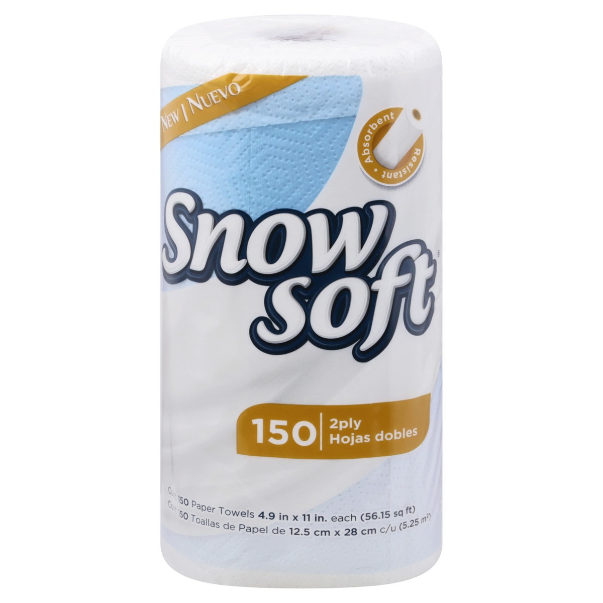 slide 1 of 11, Snow Soft 2-Ply Paper Towels 150 ea, 150 ct