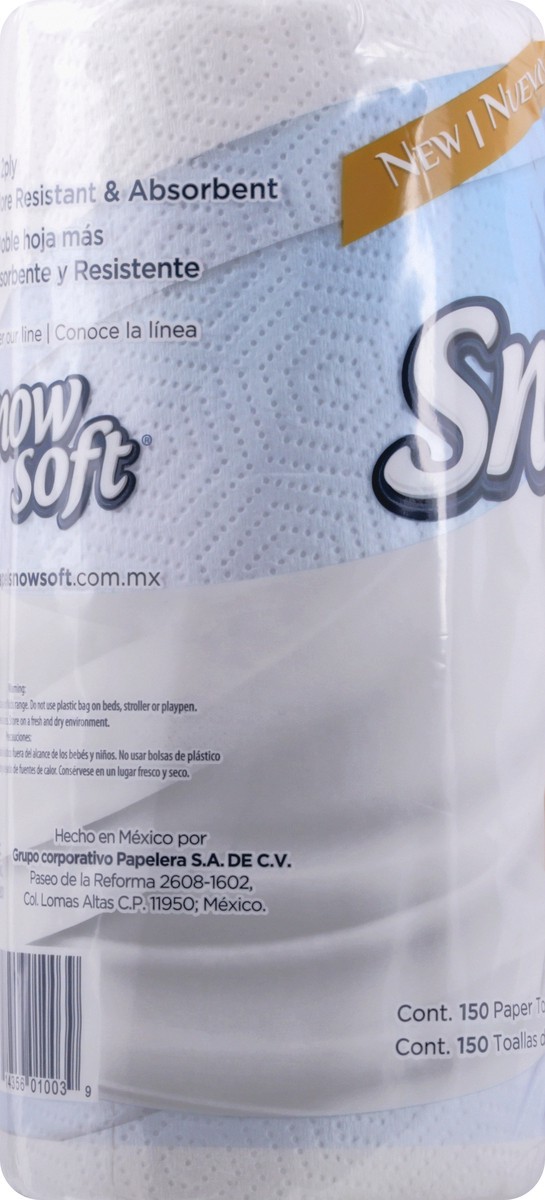 slide 9 of 11, Snow Soft 2-Ply Paper Towels 150 ea, 150 ct