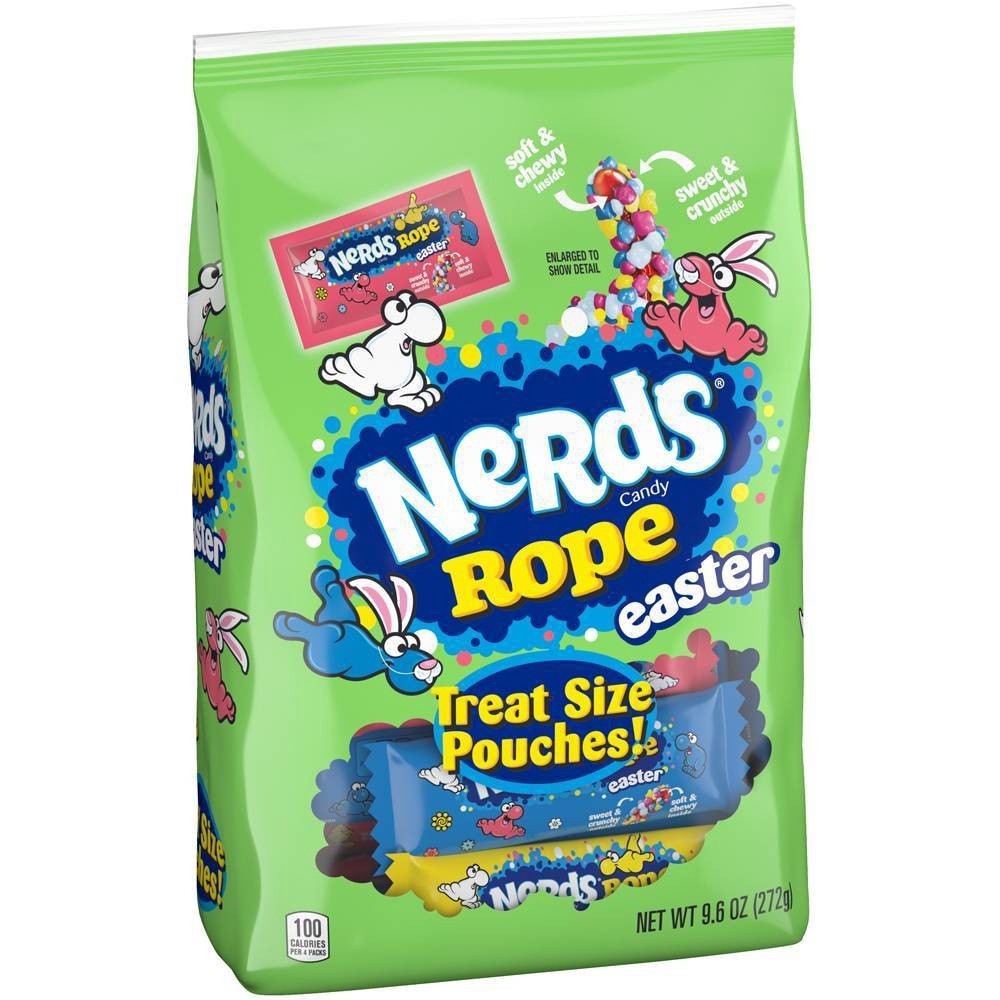 slide 6 of 6, Nerds Rope Treat Size Egg Fillers, 9.6 oz